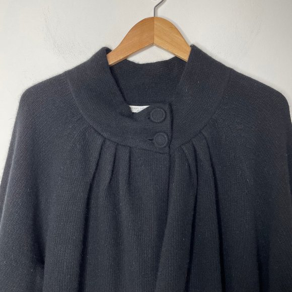 Sarah Spencer Women's Size 2X Knit Cardigan Black Two Buttons 3/4 Sleeves - Picture 5 of 15